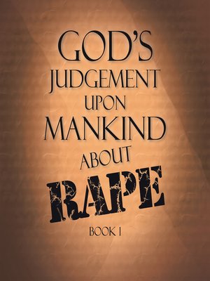 cover image of God's Judgement Upon Mankind About Rape